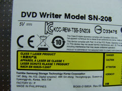 Toshiba Satellite C855D-S5303 15.6" DVD-RW Burner Drive SN-208 V000250220 ER* - Laptop Parts - Buy Authentic Computer Parts - Top Seller Ebay
