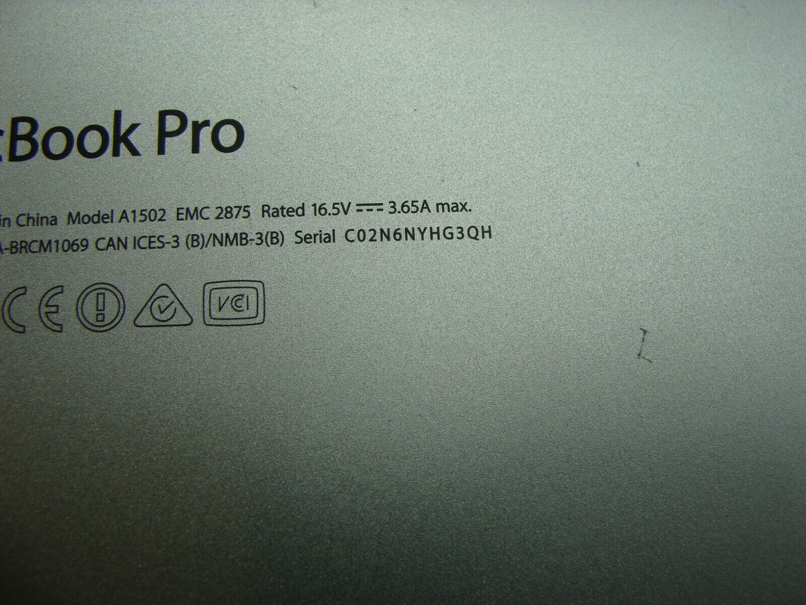 MacBook Pro A1502 13