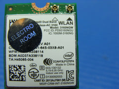 Dell Inspiron 15-3558 15.6" Genuine Laptop Intel WiFi Wireless Card 3160NGW ER* - Laptop Parts - Buy Authentic Computer Parts - Top Seller Ebay