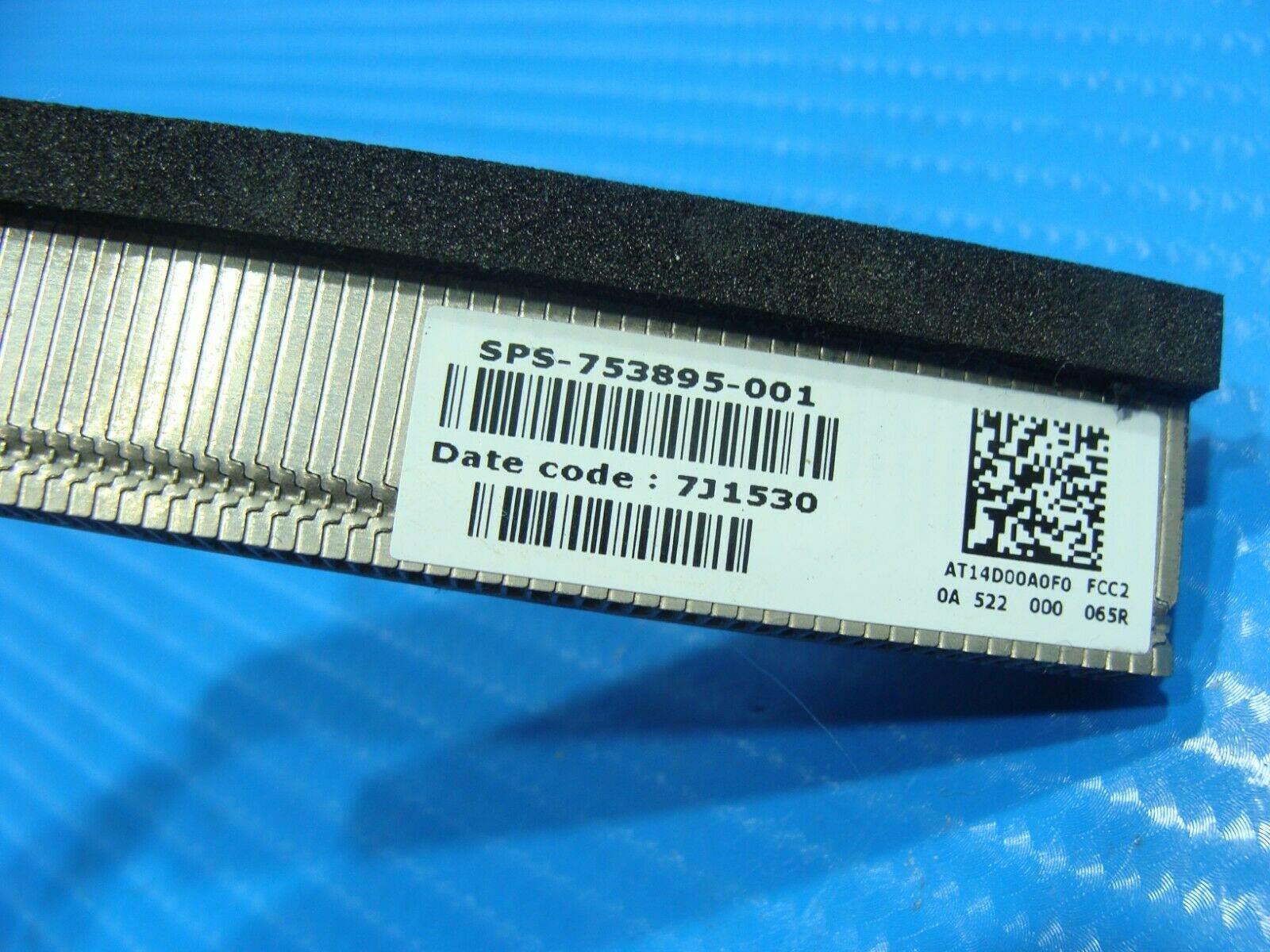 HP TS 15-g067cl 15.6'' Genuine CPU Cooling Heatsink 753895-001 AT14D00A0F0 - Tested Computer Laptop Parts