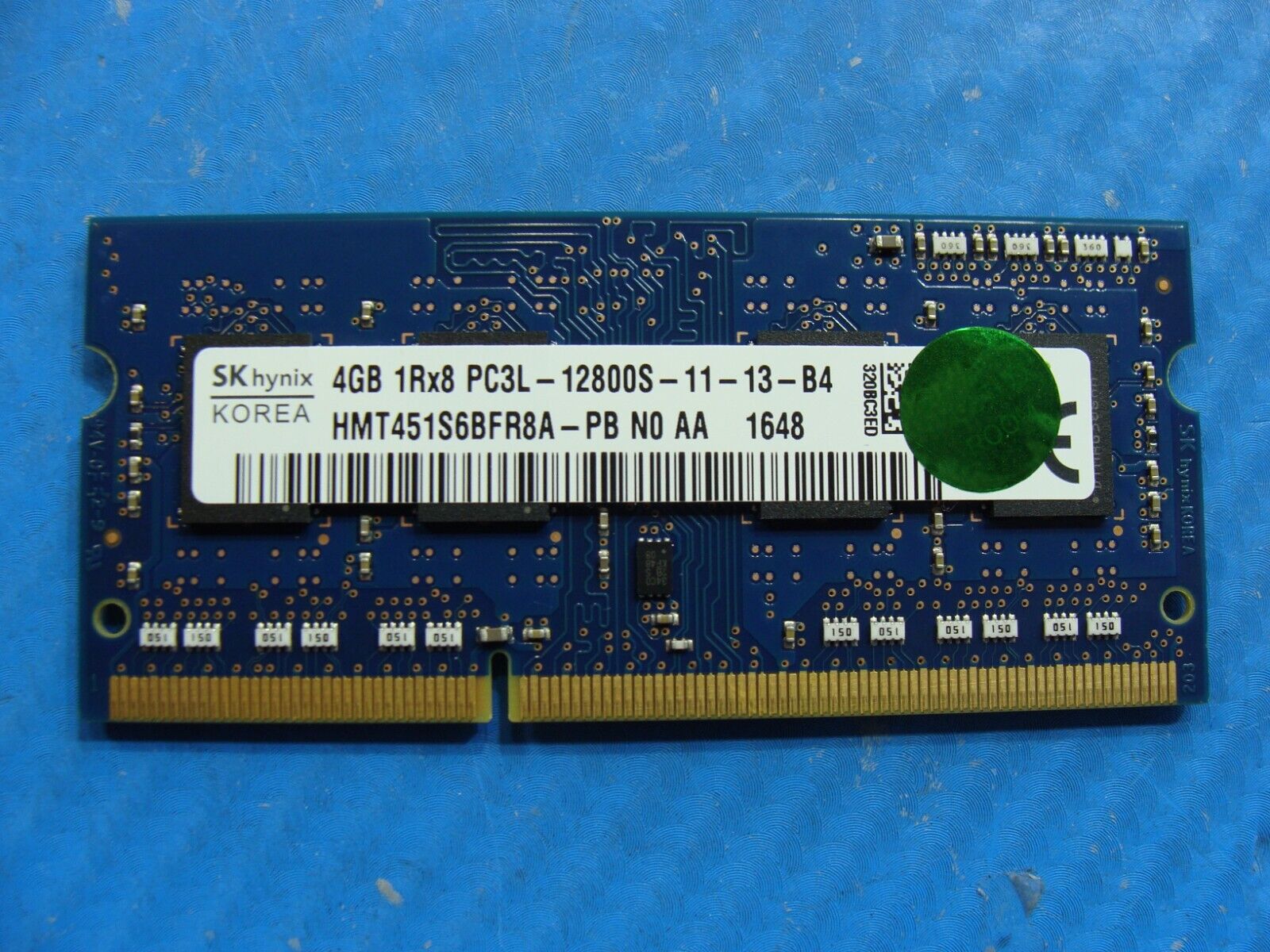 Dell 3470 SK Hynix 4GB 1Rx8 PC3L-12800S Memory RAM SO-DIMM HMT451S6BFR8A-PB