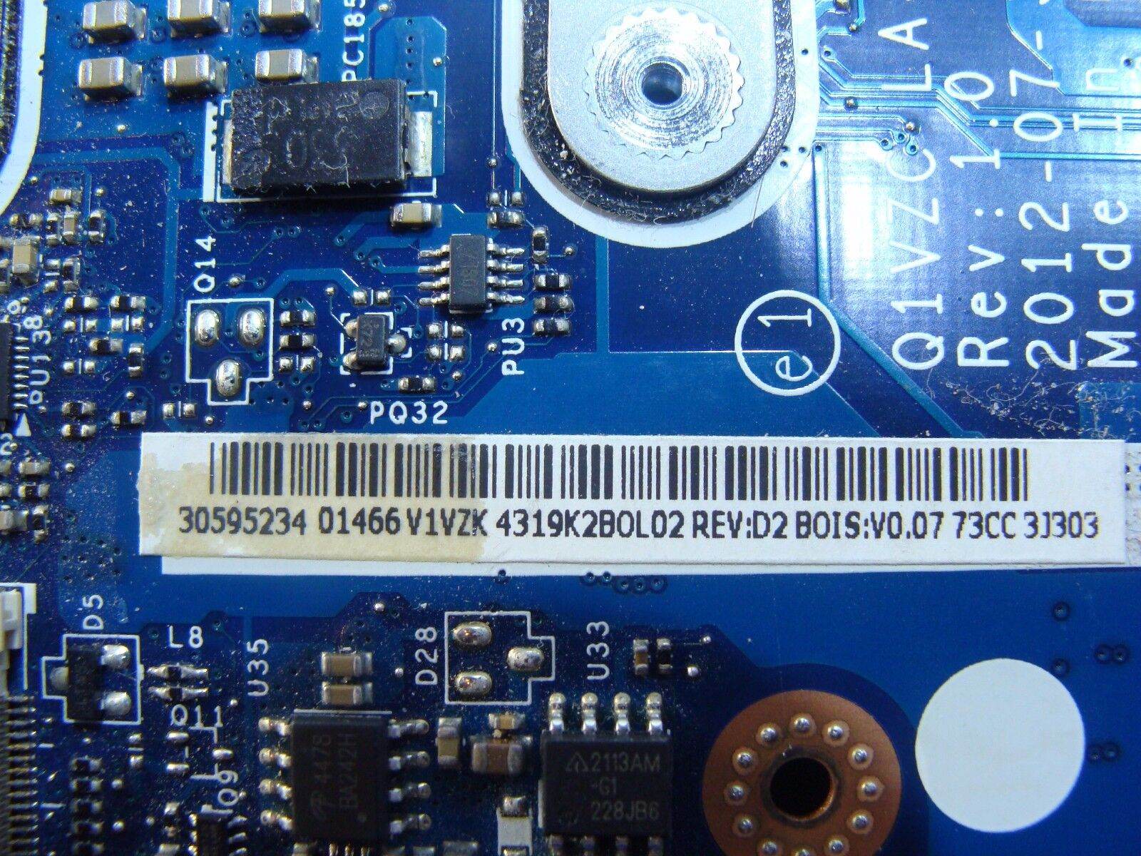 Acer Chromebook C710-2847 Intel 874 1.10GHz Motherboard NB.5H711.001 LA-8943P - Tested Computer Laptop Parts