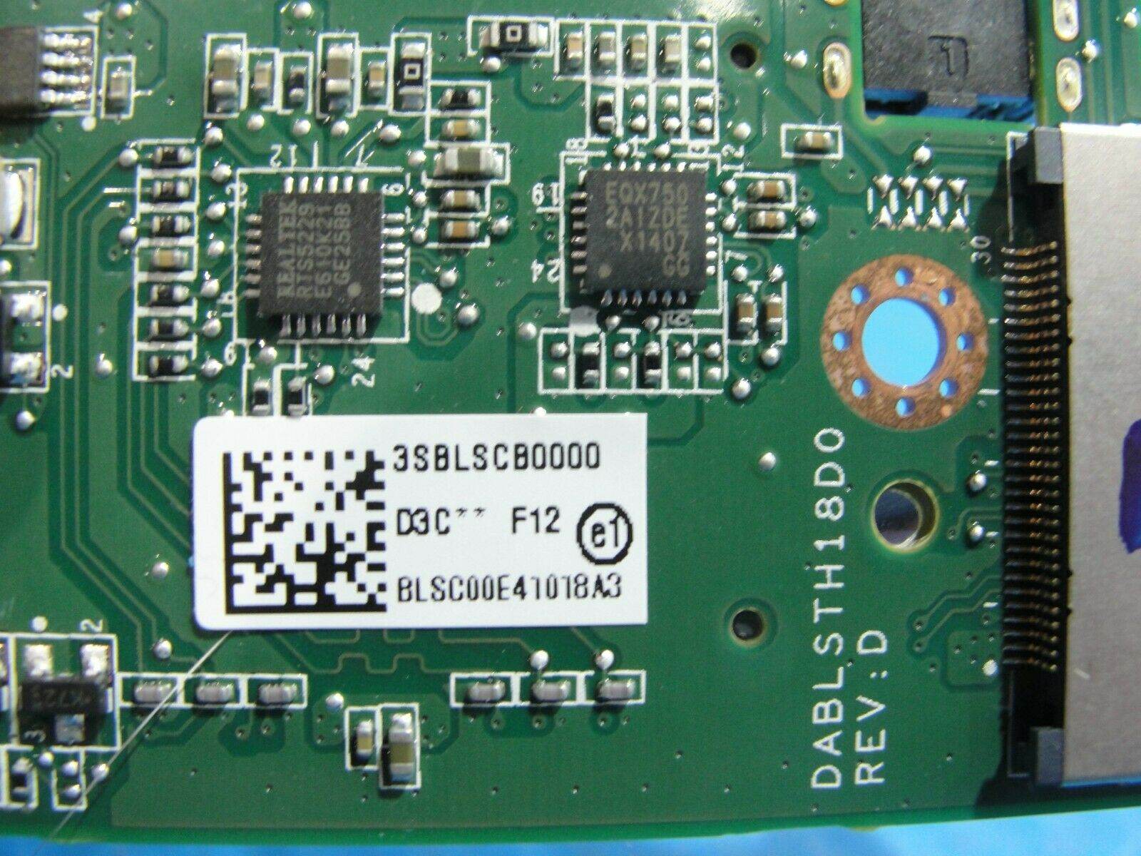 Toshiba Satellite Radius P55W-B5224 USB Card Reader Board w/Cable DABLSTH18D0 - Tested Computer Laptop Parts