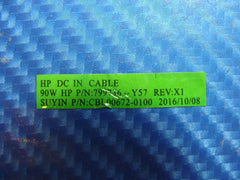 HP 14-an013nr 14" Genuine Laptop DC IN Power Jack w/Cable 799736-Y57 HP