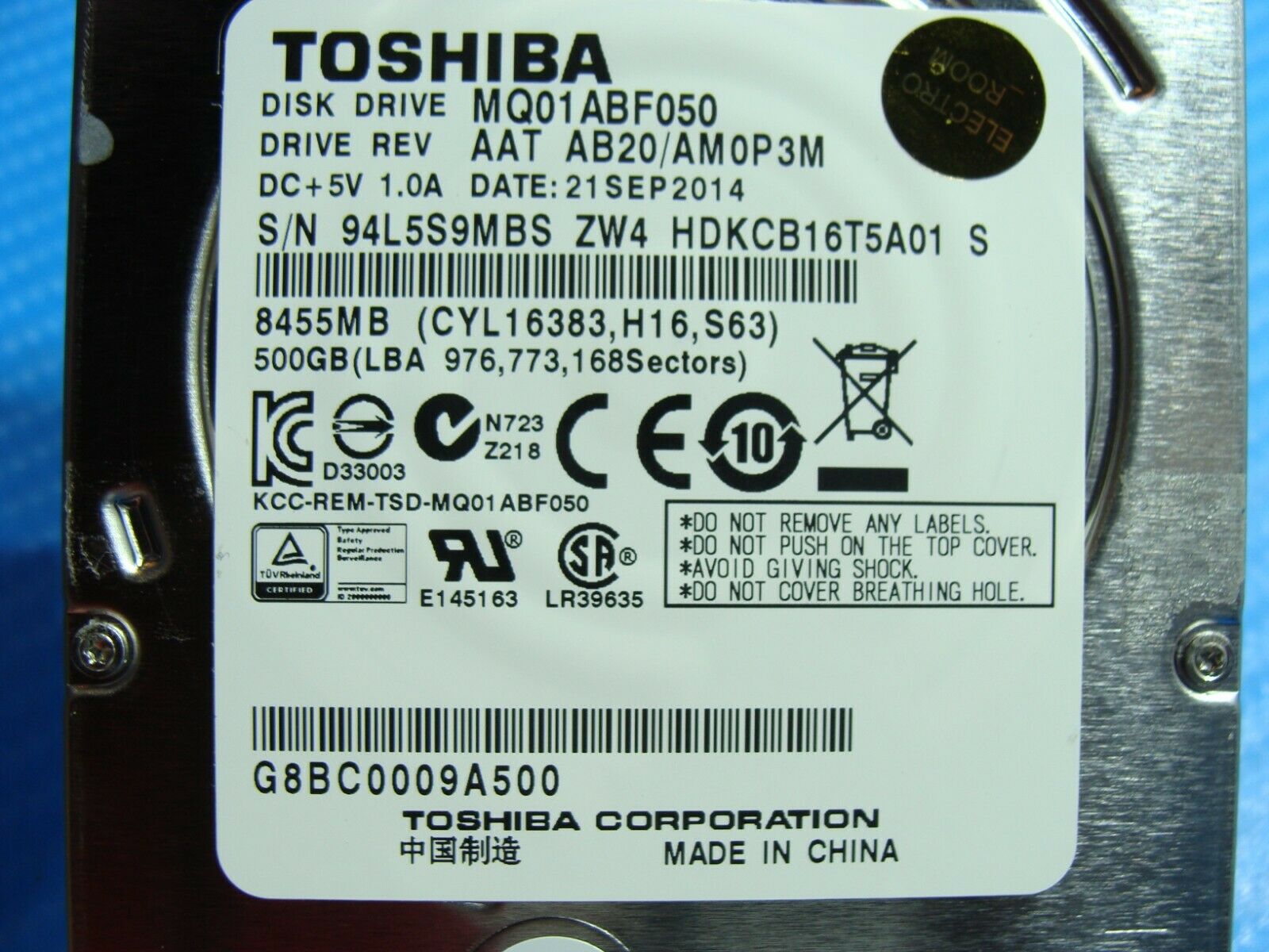 Toshiba C55D-B5310 Toshiba SATA 2.5
