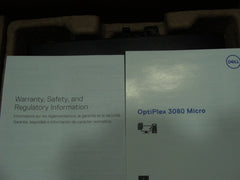 OB 1 YR WRTY Dell OptiPlex 3080 MFF Intel i5-10500T, 256GB SSD, 16GB RAM, W10Pro