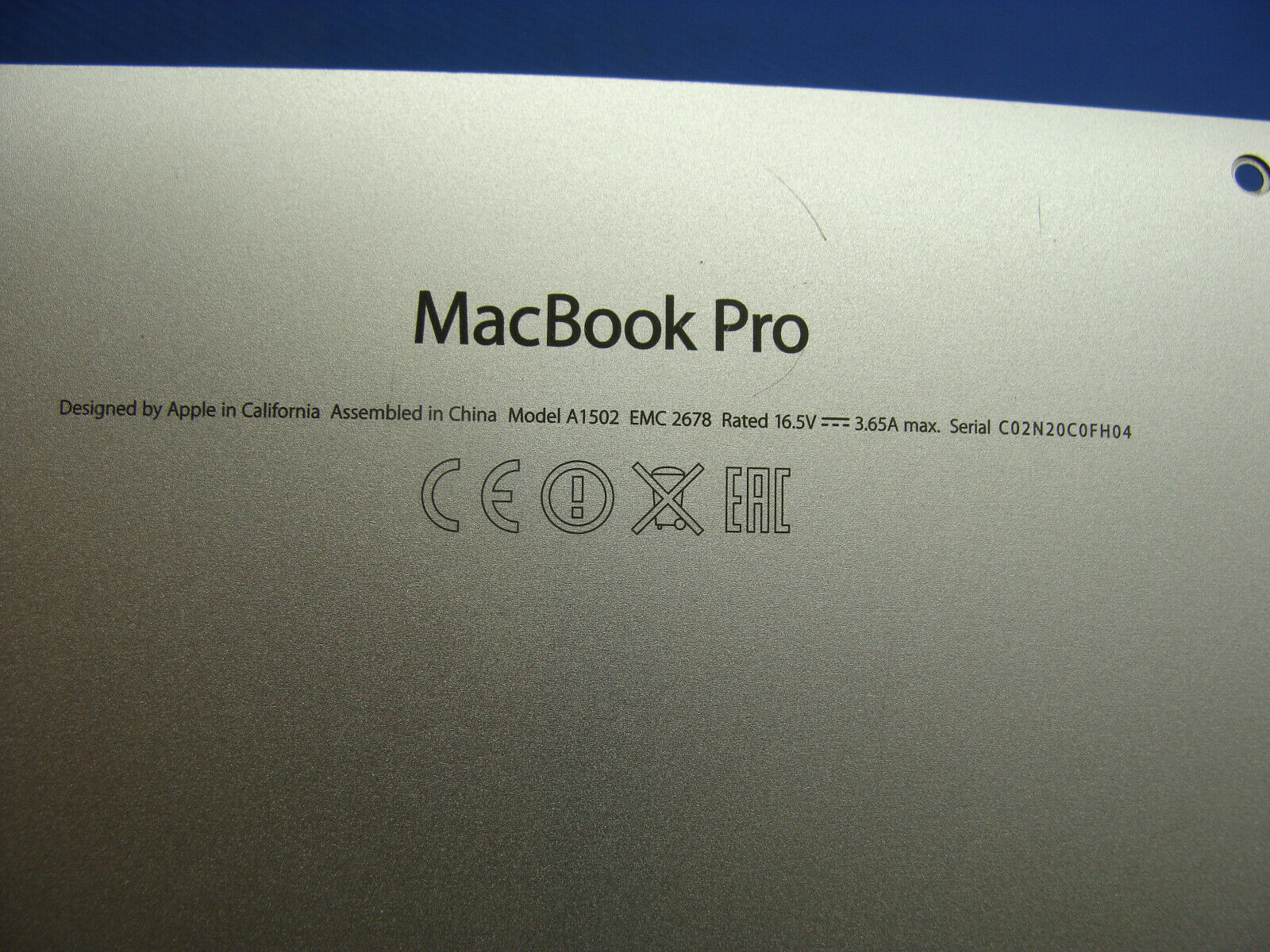 MacBook Pro A1502 13