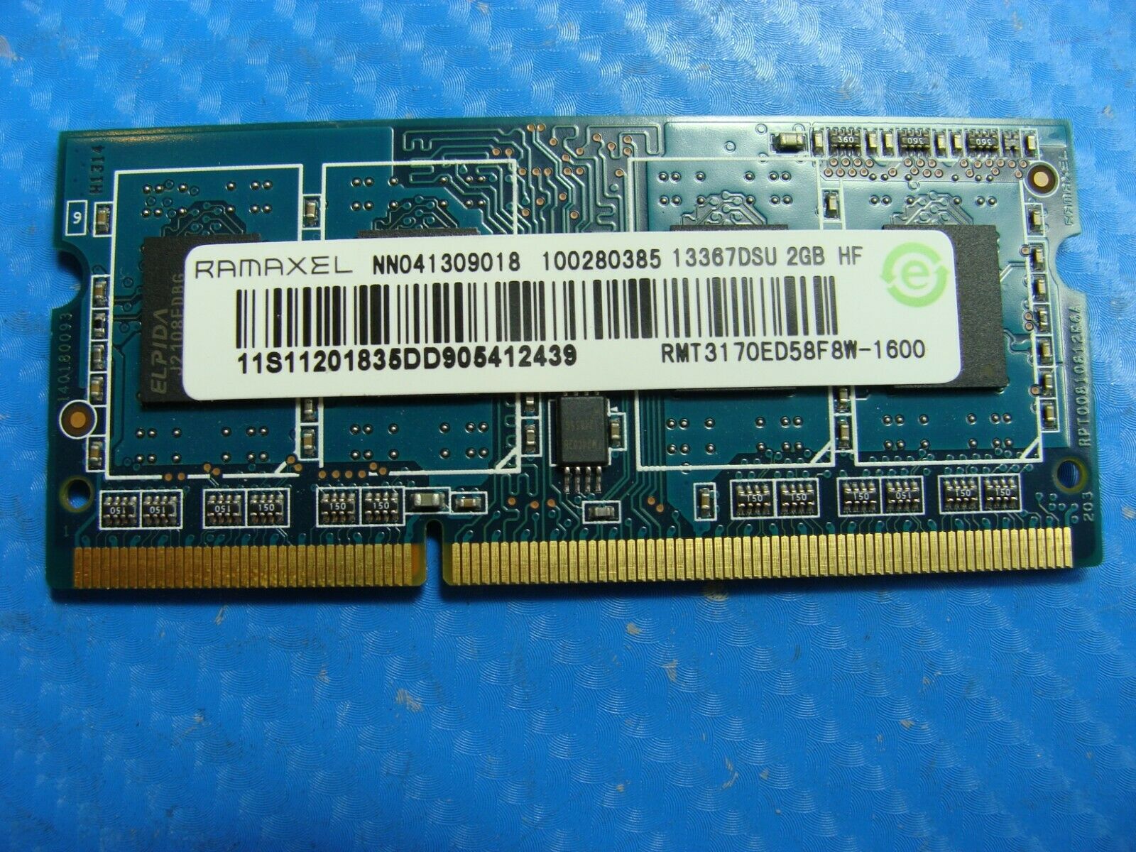 Lenovo G500s Touch Genuine Ramaxel 2GB SO-DIMM Memory RAM RMT3170ED58F8W-1600 Ramaxel