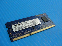 MacBook Pro A1278 Elpida 2GB PC3-12800S Memory RAM SODIMM EBJ20UF8BDU0-GN-F - Tested Computer Laptop Parts