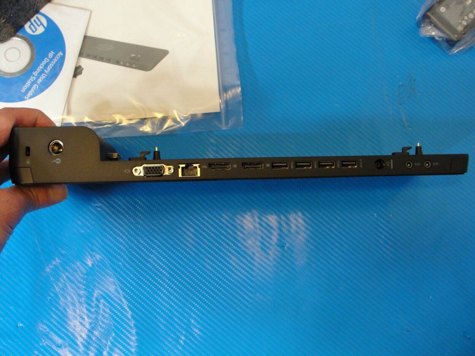 HP UltraSlim Docking Station for EliteBook 840 G1 G2 G3 G4 G5 Laptop w/ Adapter - Tested Computer Laptop Parts