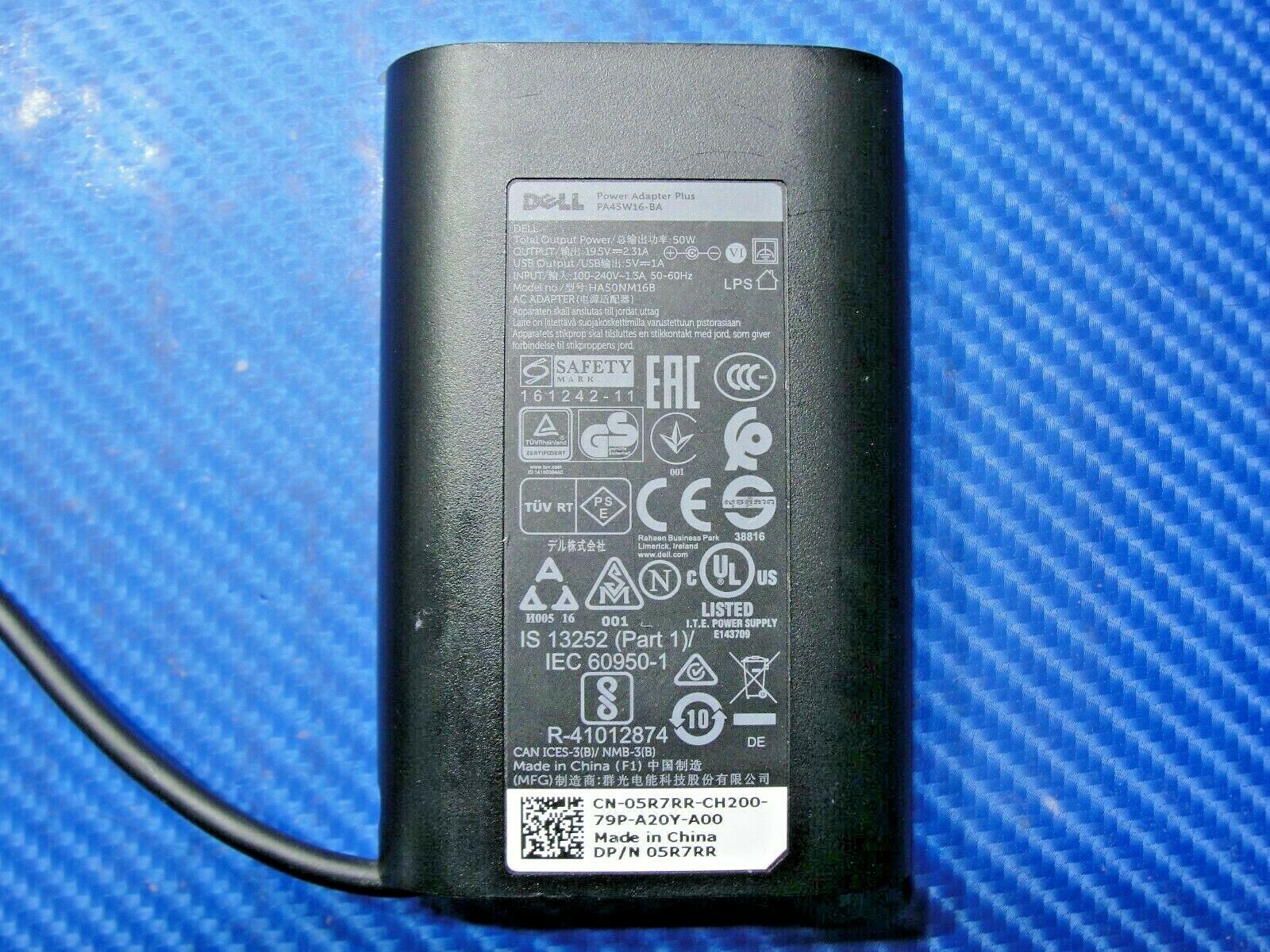 Genuine Dell 50W AC Adapter Charger 7.4mm Tip 50w 19.5v 2.31a Laptop 05R7RR - Laptop Parts - Buy Authentic Computer Parts - Top Seller Ebay