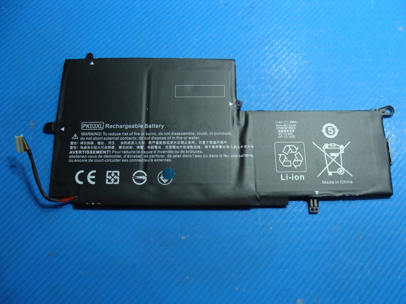 HP Spectre x360 13-4003dx 13.3" Genuine Laptop Battery 11.4V 56Wh 4913mAh PK03XL