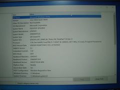 Warranty Lenovo ThinkPad P14 Gen2 Intel Laptop i5 11Gen 8GB RAM 256GB Win 10 Pro