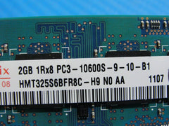 MacBook Pro A1278 Hynix 2GB 1Rx8 PC3-10600S RAM Memory SO-DIMM HMT325S6BFR8C-H9 - Tested Computer Laptop Parts
