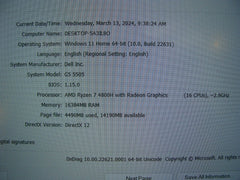Dell G5 15 5505 Gaming 15.6 144hz AMD Ryzen 7 4800H 2.9GHz 16GB 512GB RX 5600M