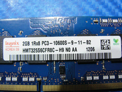 MacBook A1278 Laptop Hynix 2GB Memory RAM PC3-10600S-9-11-B2 HMT325S6CFR8C-H9 #2 - Tested Computer Laptop Parts