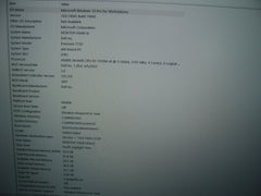 OB Dell Precision 7720 17.3" Xeon E3-1535M v6 32GB 512GB NVME SSD M1200 win10