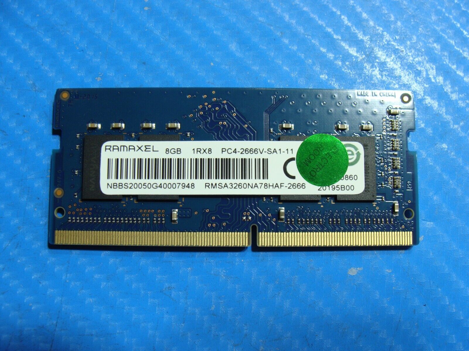 HP 15-dy1043dx So-Dimm Ramaxel 8Gb Memory Ram PC4-2666V RMSA3260NA78HAF-2666
