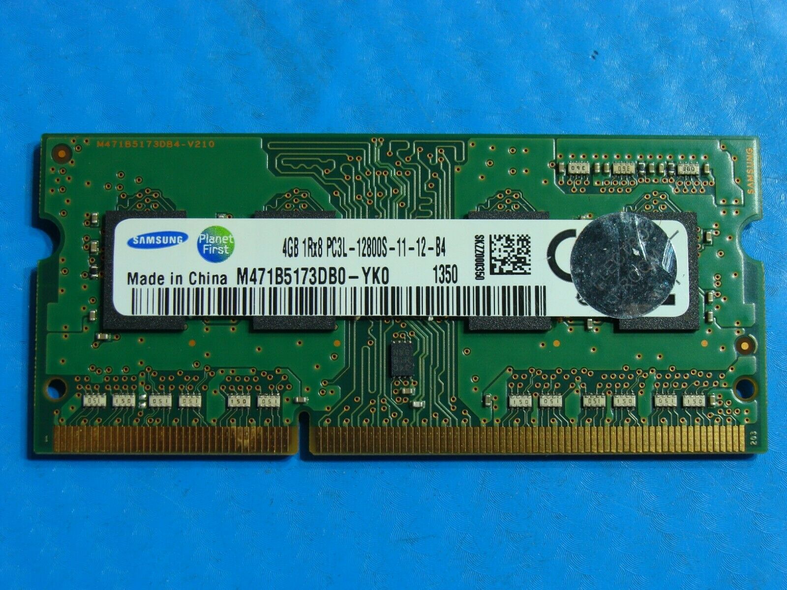 Alienware 17 Laptop Samsung 4GB Memory PC3L-12800S-11-12-B4 M471B5173DB0-YK0 