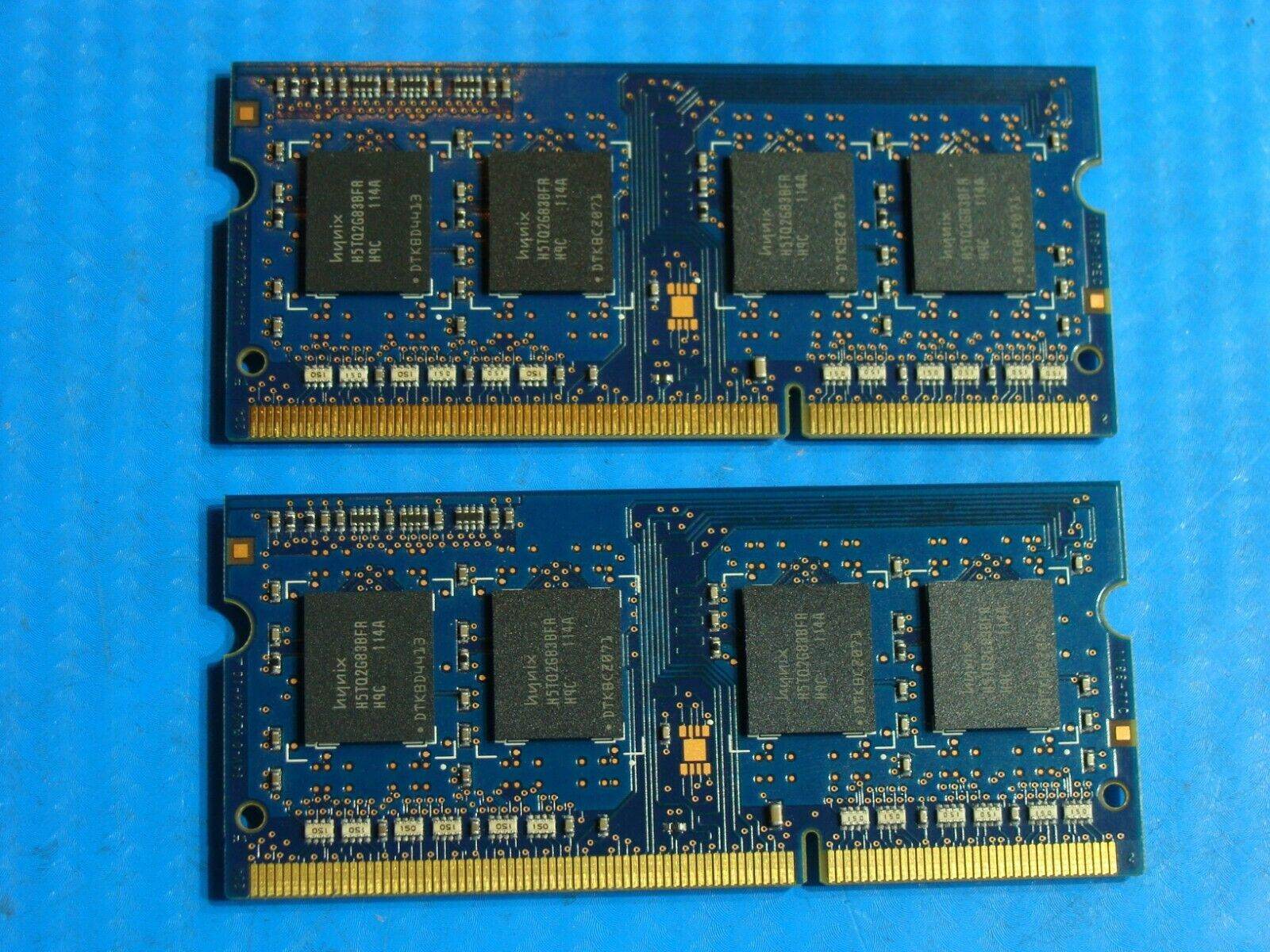 Apple A1278 SO-DIMM Hynix 2GB x2 Memory PC3-10600S-9-10-B1 HMT325S6BFR8C-H9 - Tested Computer Laptop Parts