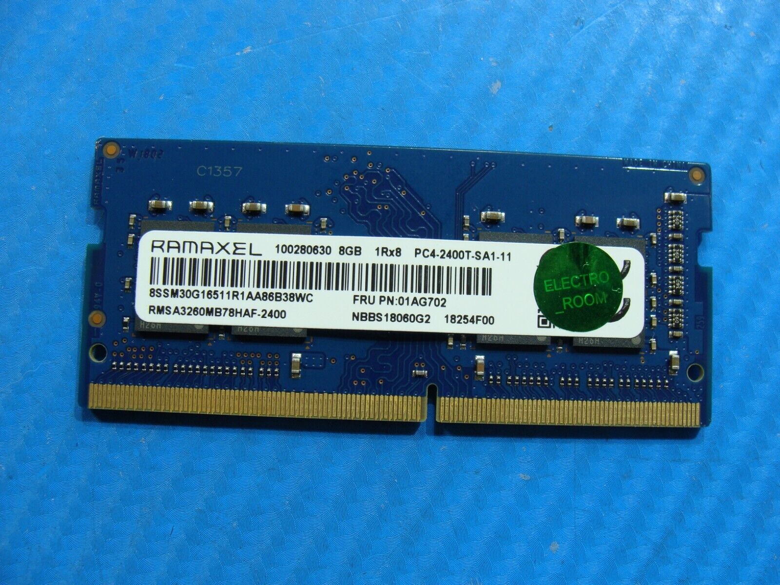Lenovo E570 Ramaxel 8GB 1Rx8 Memory RAM PC4-2400T RMSA3260NA78HAF-2400