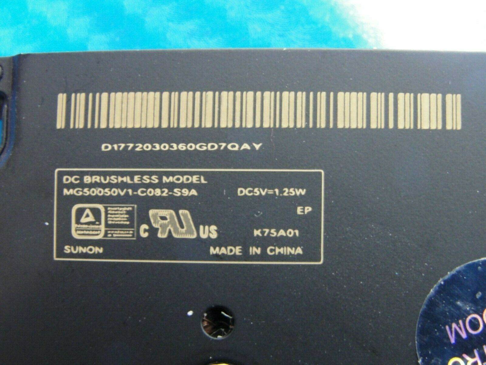 MacBook Air Mid 2017 A1466 MQD32LL/A Genuine CPU Cooling Fan 923-00507 - Tested Computer Laptop Parts