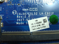 HP 15-bs013dx 15.6" Intel i3-7100U 2.4GHz Motherboard LA-E801P 924749-601