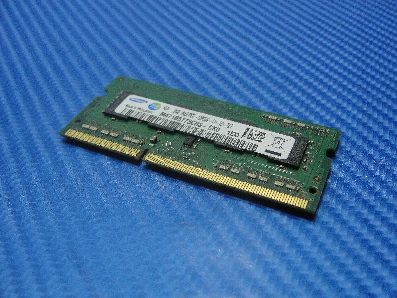 Toshiba L955 Laptop Samsung 2GB Memory PC3-12800S-11-10-ZZZ M471B5773CHS-CK0 - Tested Computer Laptop Parts