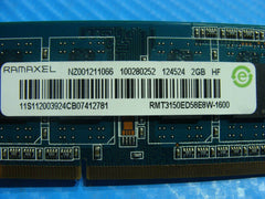 Lenovo Y580 20132 Ramaxel 2GB SO-DIMM Memory RAM RMT3150ED58E8W-1600 - Tested Computer Laptop Parts