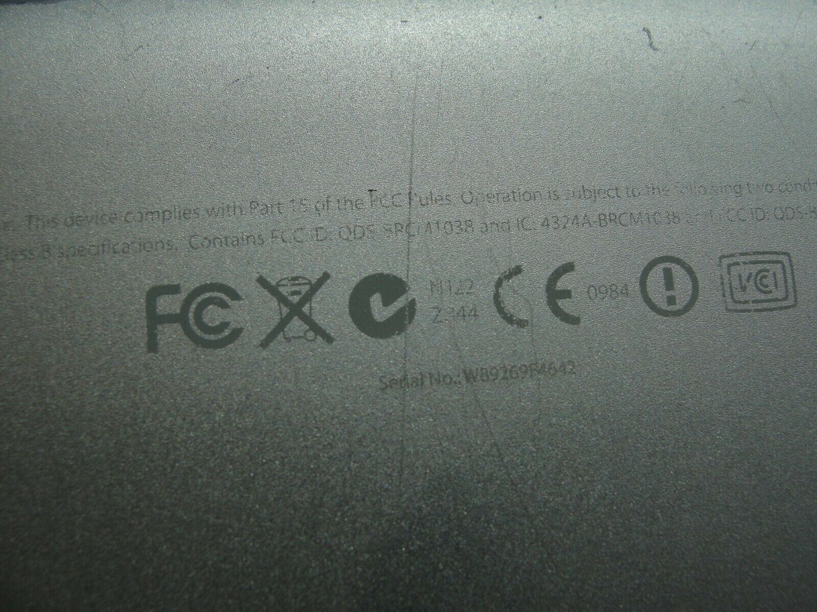 Macbook Pro A1286 15