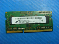 Dell 15-3537 Laptop Micron 2GB Memory PC3L-12800S-11-11-B2 MT8KTF25664HZ-1G6M1 - Tested Computer Laptop Parts