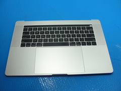 MacBook Pro A1990 15" 2018 MR932LL Top Case Palmrest w/Battery Silver 661-10347