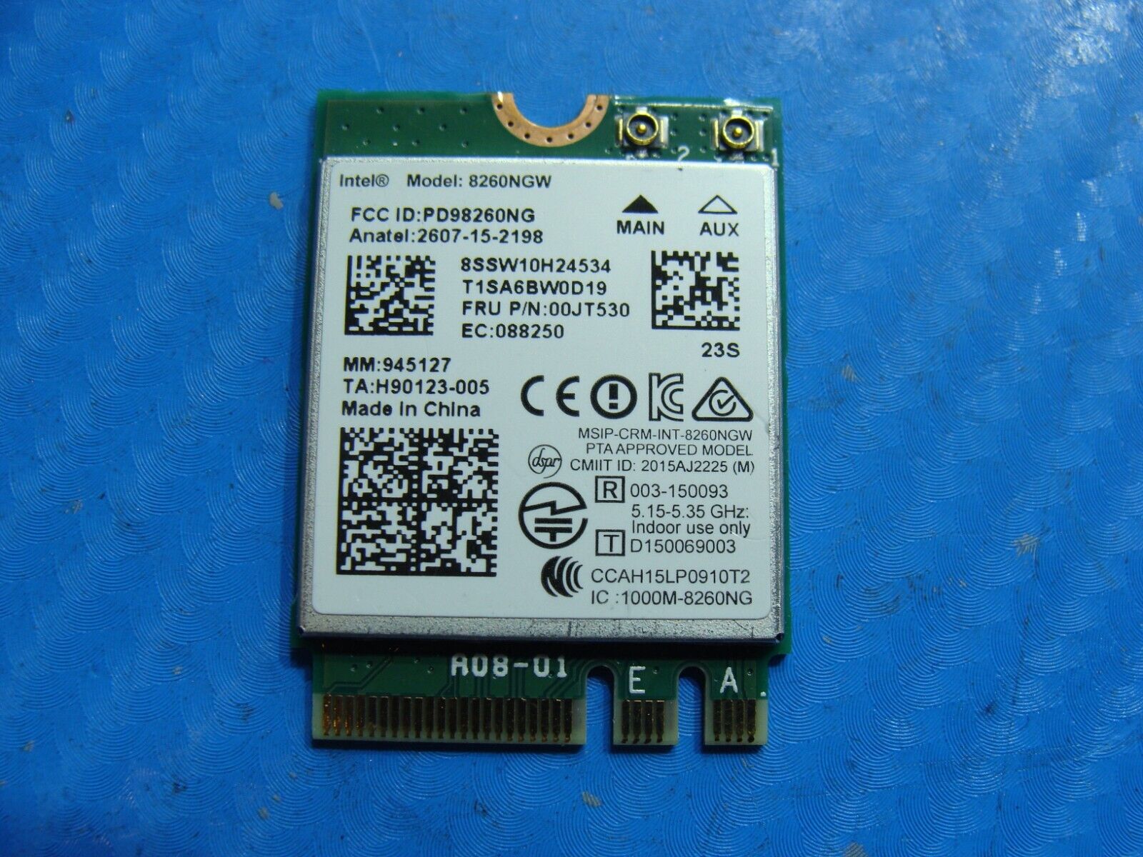 Lenovo ThinkPad 14’’ T460P Genuine Laptop Wireless WiFi Card 8260NGW 00JT530