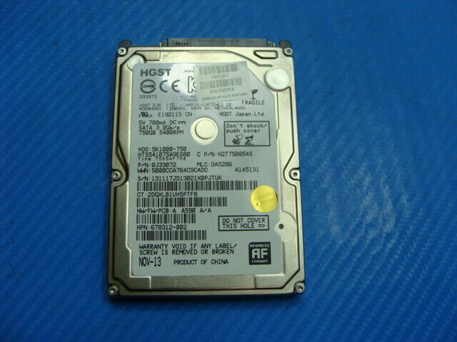 HP 15-d017cl HGST 750GB SATA 2.5