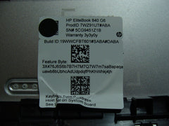 HP EliteBook 840 G6 14" Genuine Bottom Case Base Cover L62728-001
