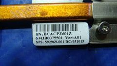 HP TouchSmart tm2t-1000 12.1" CPU Cooling Heatsink 592969-001 6043B0075501 ER* - Laptop Parts - Buy Authentic Computer Parts - Top Seller Ebay