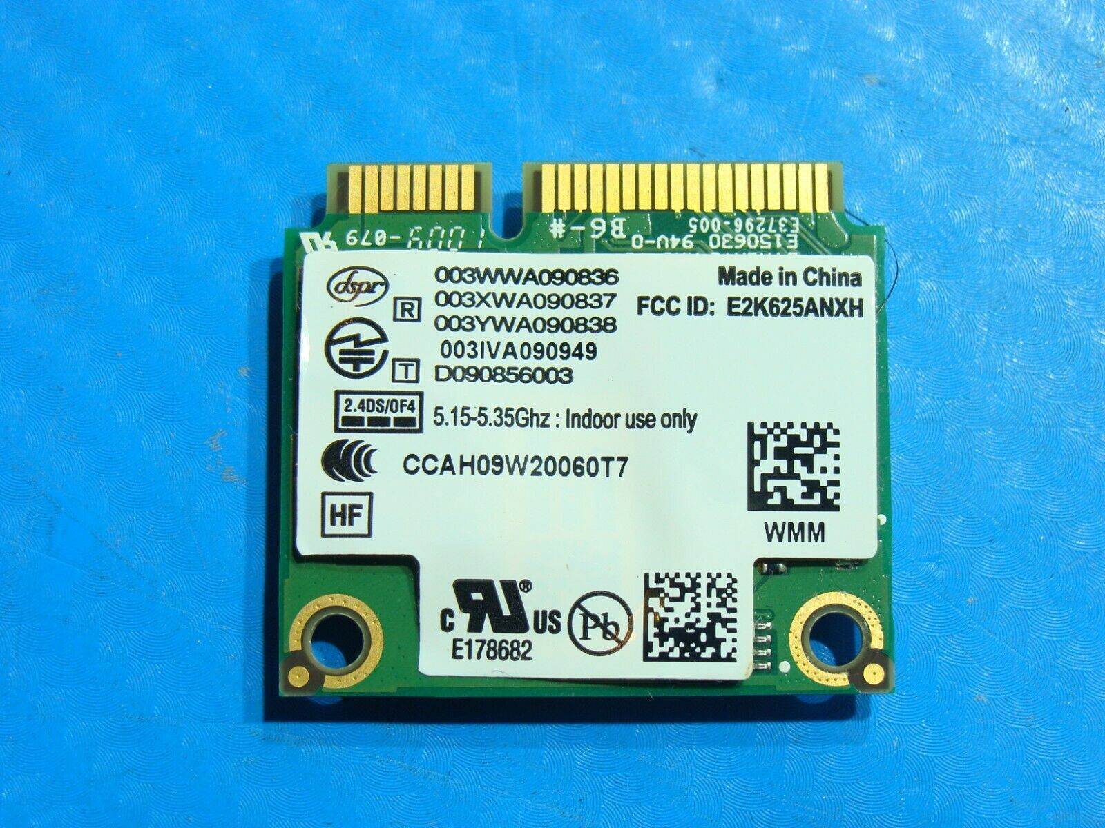 Dell Latitude E6510 15.6” Genuine Laptop Wireless WiFi Card MW04C 622ANXHMW - Tested Computer Laptop Parts
