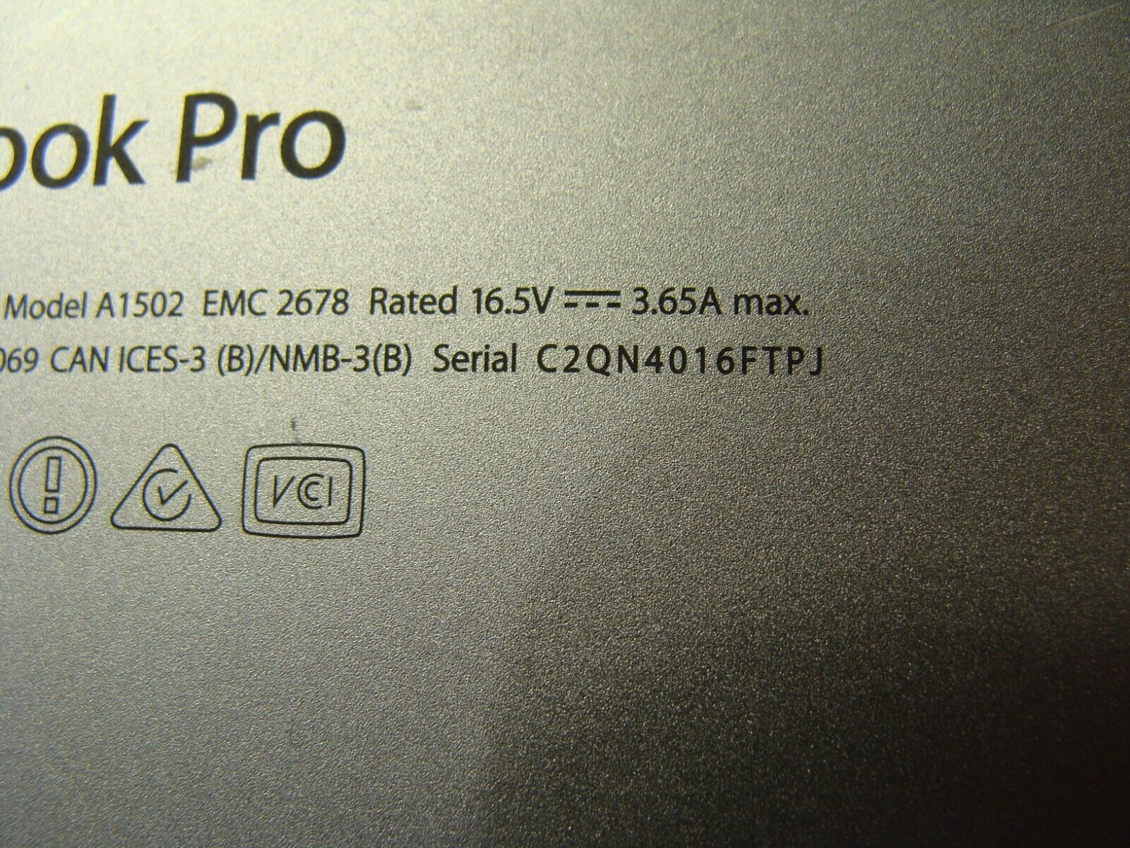 MacBook Pro A1502 13