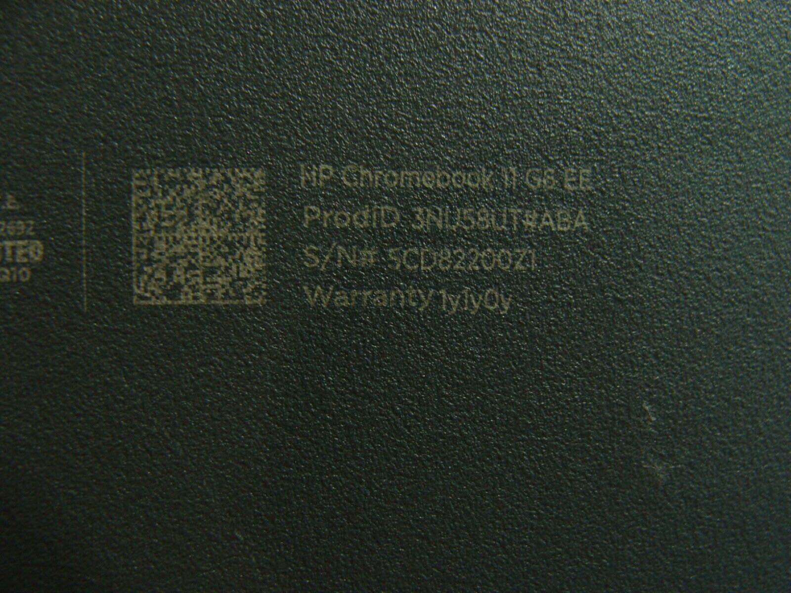 HP Chromebook 11 G6 EE 11.6