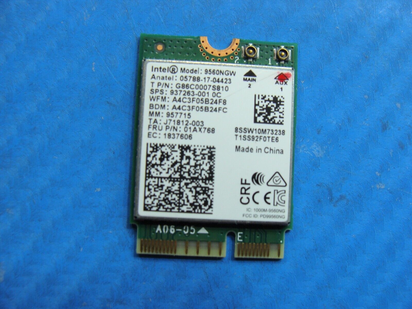 Asus ZenBook UX431FA 14 WiFi Wireless Card 9560NGW 01AX768