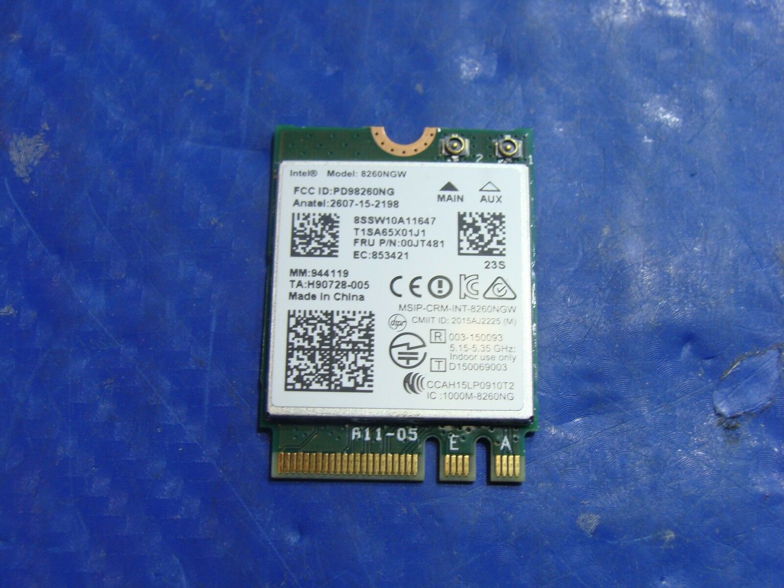Lenovo Yoga 900-13ISK2 13.3" Genuine WiFi Wireless Card 8260NGW 00JT481 ER* - Laptop Parts - Buy Authentic Computer Parts - Top Seller Ebay