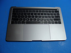 MacBook Pro A1989 13" 2018 MR9Q2LL Top Case Palmrest w/Battery Gray 661-10040