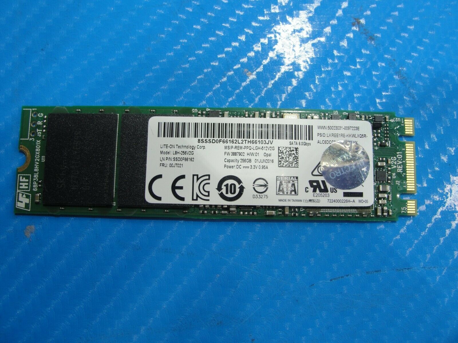 Lenovo ThinkPad X1 Carbon 3rd Lite-On 256Gb Sata M.2 SSD Solid State l8h-256v2g 