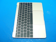 MacBook 12" A1534 Mid 2017 MNYK2LL/A Genuine Top Case w/Keyboard Gold 661-06795