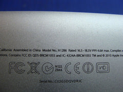 MacBook Pro A1286 15" Early 2011 MC721LL/A Bottom Case Housing 922-9754