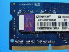 Acer M5-583P-6637 Kingston 2GB PC3L-12800S SO-DIMM Memory RAM ACR16D3LS1NGG/2G - Tested Computer Laptop Parts