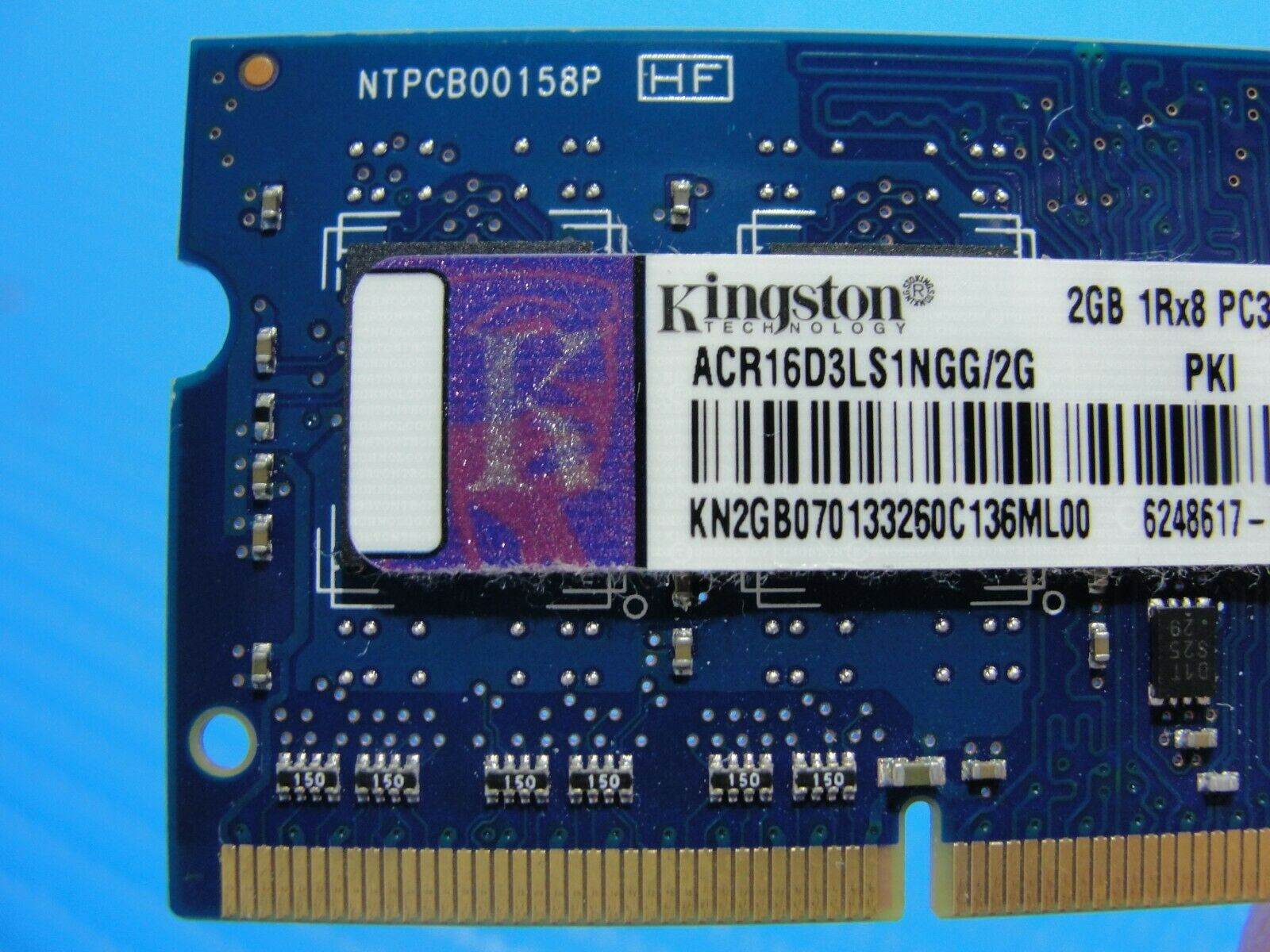 Acer M5-583P-6637 Kingston 2GB PC3L-12800S SO-DIMM Memory RAM ACR16D3LS1NGG/2G - Tested Computer Laptop Parts