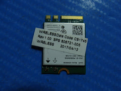 HP Elitebook 850 G3 15.6" Genuine Laptop Wireless WiFi Card 8260ngw 806721-005