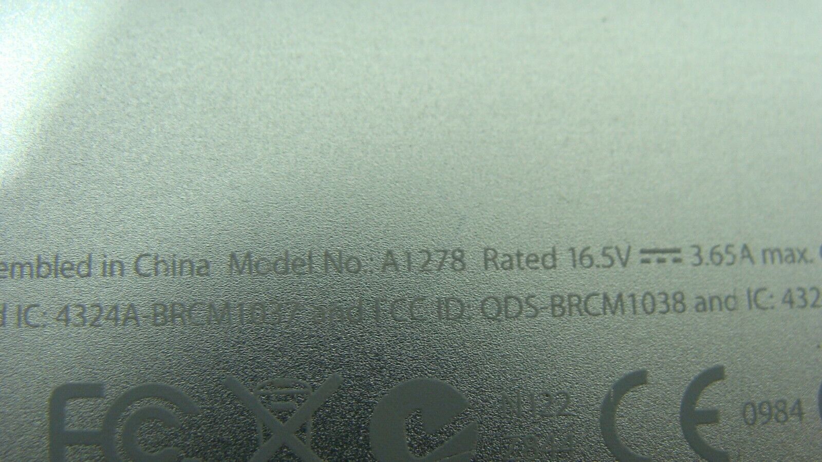 MacBook Pro A1278 13 Early 2010 MC375LL/A OEM Bottom Case Housing 922-9447