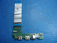 Dell Inspiron 11-3168 11.6" Genuine Audio Jack Dual USB Board w/Cable MH4F6 #1 Dell